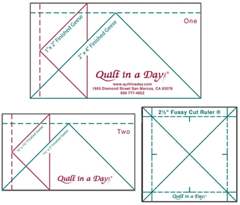 Mini Geese Ruler Set 3pc