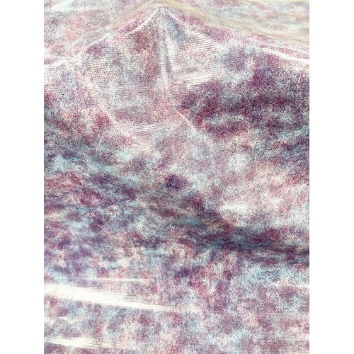 Blue/Purple Tie Dye Oilcloth Fabric - Reorderable
