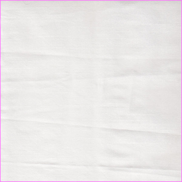 15 YD White Dupioni Fabric