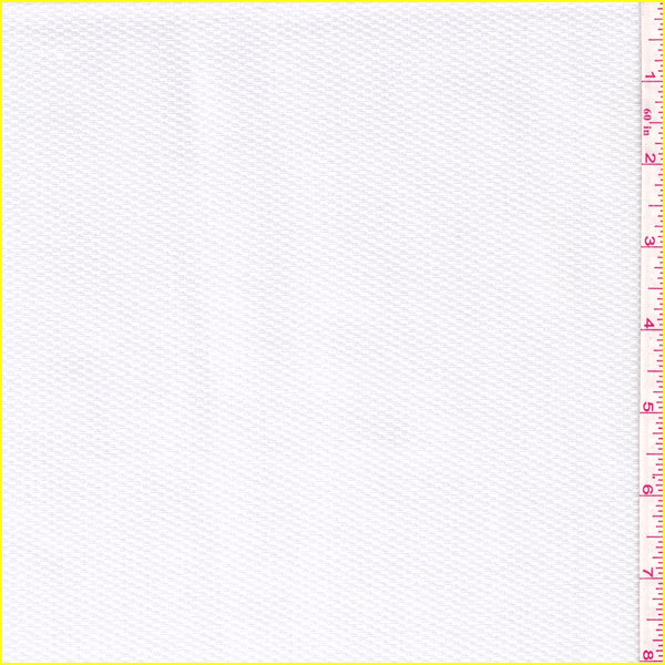 15 YD Bolt-White Pique Fabric