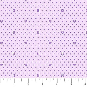 Purple Coral Dot Blender Squishmallows Cotton 44"/45" Fabric Per Yard