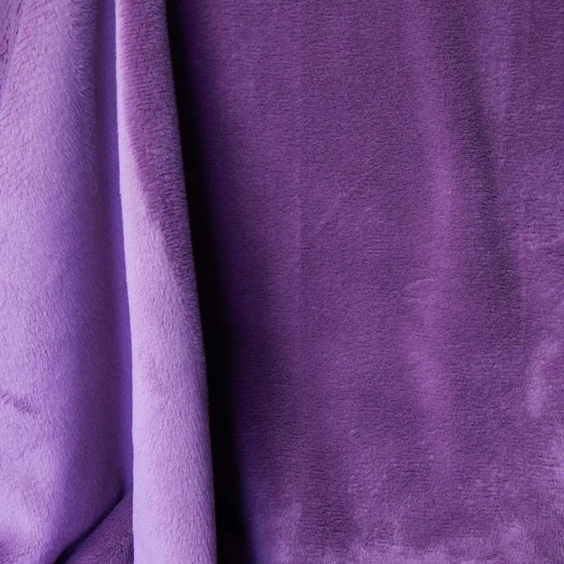 Purple Wineberry Cuddle 3 Extra Wide Solid Fabric per yard
