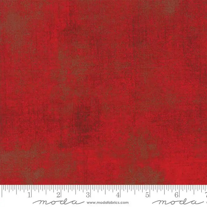 Red Grunge Basics Formula One 44"/45" Per Yard
