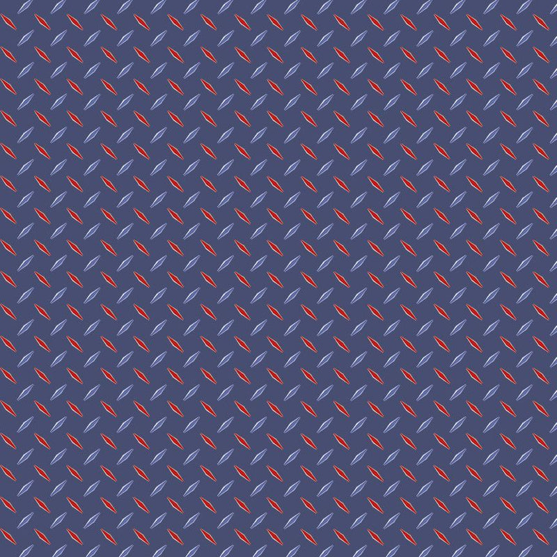 Royal Diamond Geo Path to Freedom Cotton 44"/45" Fabric Per Yard