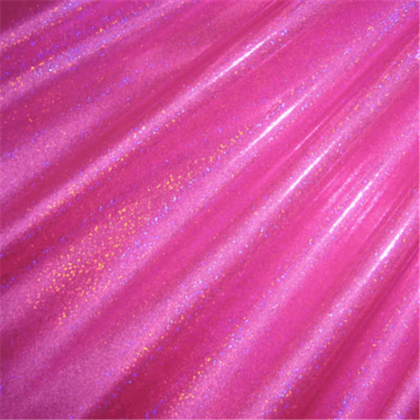 Hot Pink/Fuschia Hologram Mini Dot Bolt Fabric