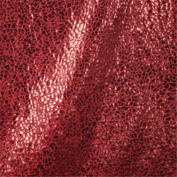 Red/Red Hologram Spandex Bolt Fabric