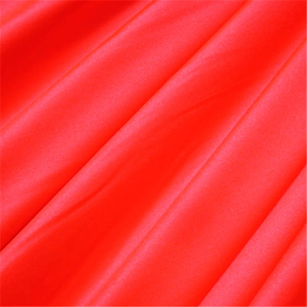 Coral Matte Tricot Bolt Fabric