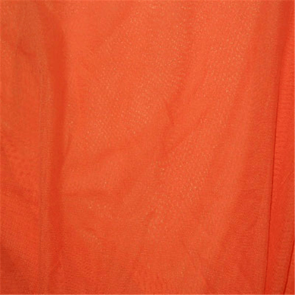 Orange Stretch Mesh Bolt Fabric
