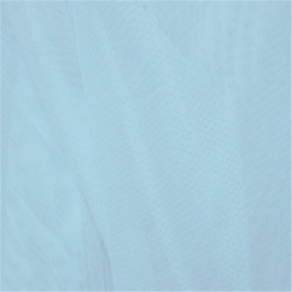Baby Blue Stretch Mesh Bolt Fabric