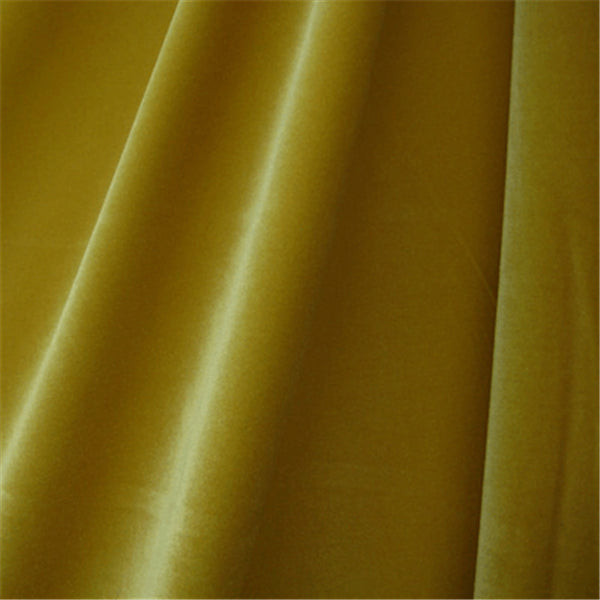 Gold Stretch Velvet Bolt Fabric