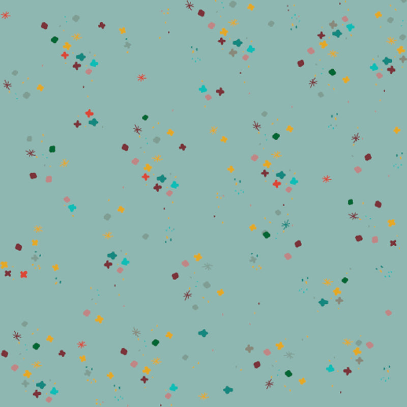Nordic Sky Mystery 43"/44" Cotton Fabric Per Yard