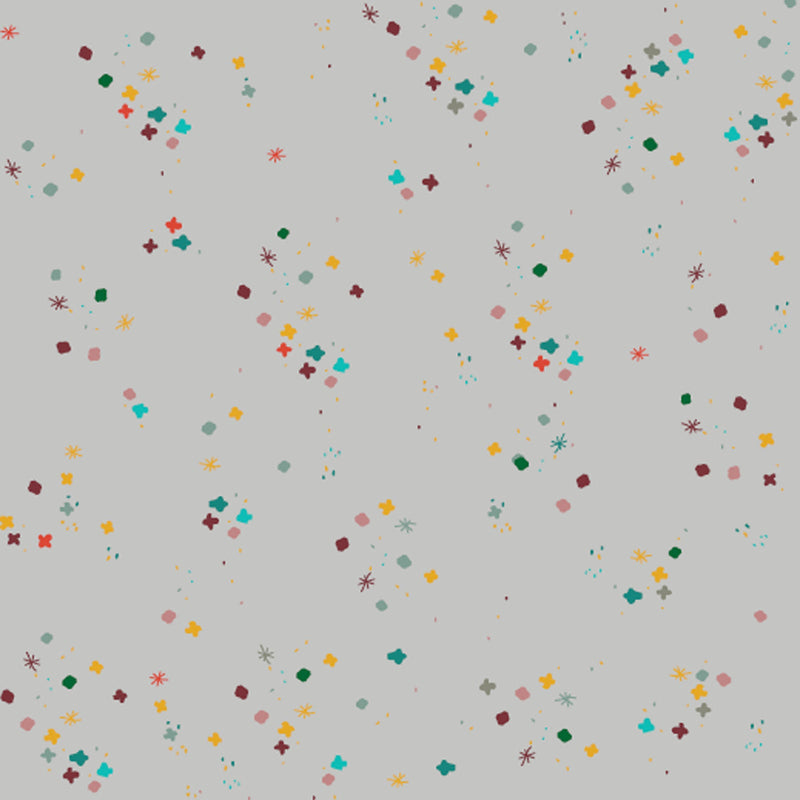 Light Grey Mystery 43"/44" Cotton Fabric Per Yard