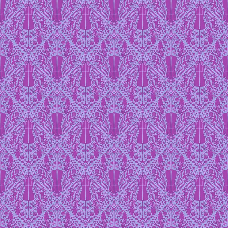 Orchid You Got The Notion Cotton 44"/45" Fabric Per Yard