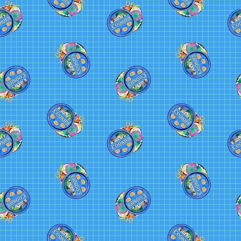 Oceanic Cookies Or Sewing Cotton 44"/45" Fabric Per Yard