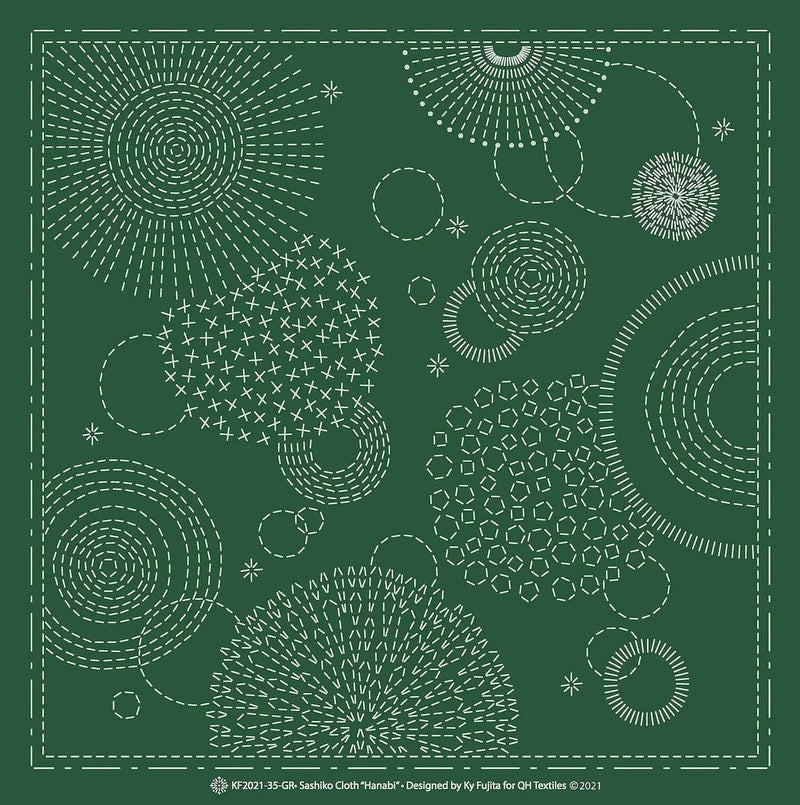 Sashiko Cloth HanabiGR