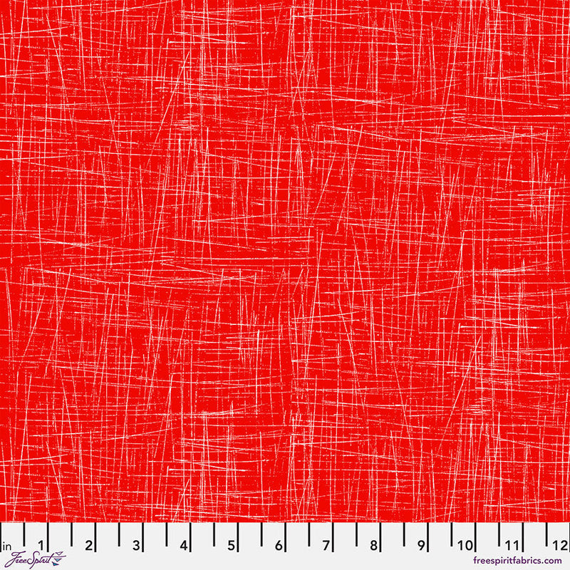 Scratch Red Cotton 44"/45" Fabric Per Yard
