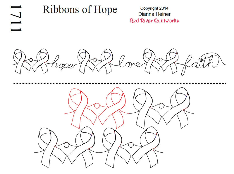 1711 Ribbons Of Hope Combo Pantograph