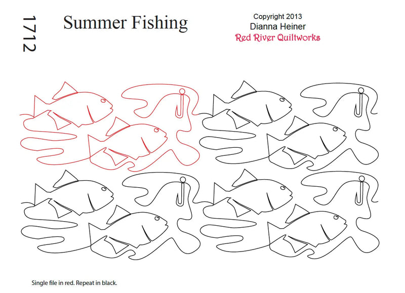 1712 Summer Fishing Combo Pantograph W/Block