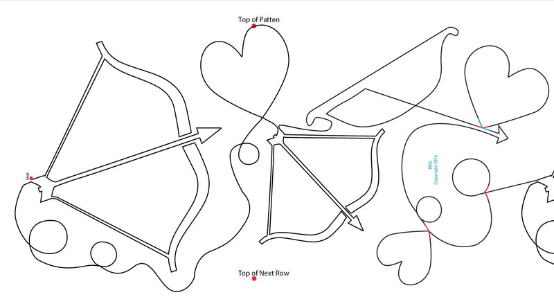 1724 Cupid's Arrow Pantograph
