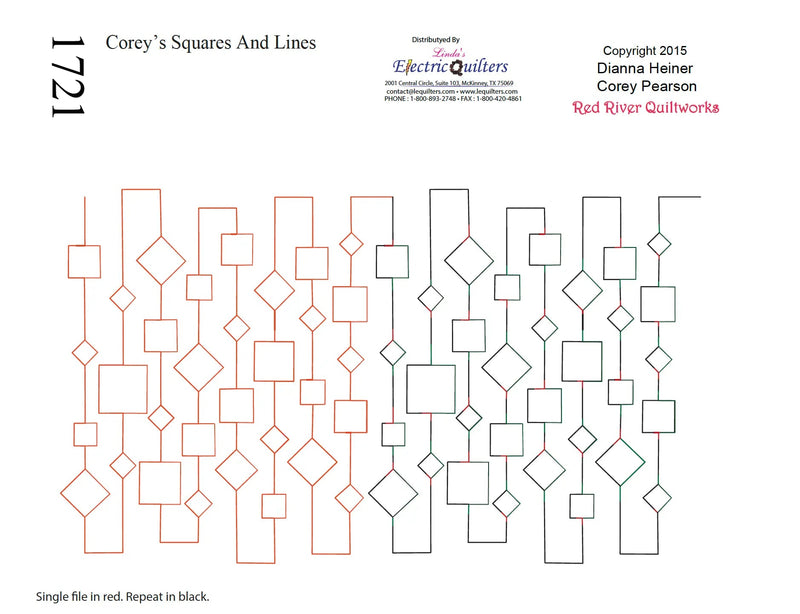1721 Corey's Squares Pantograph