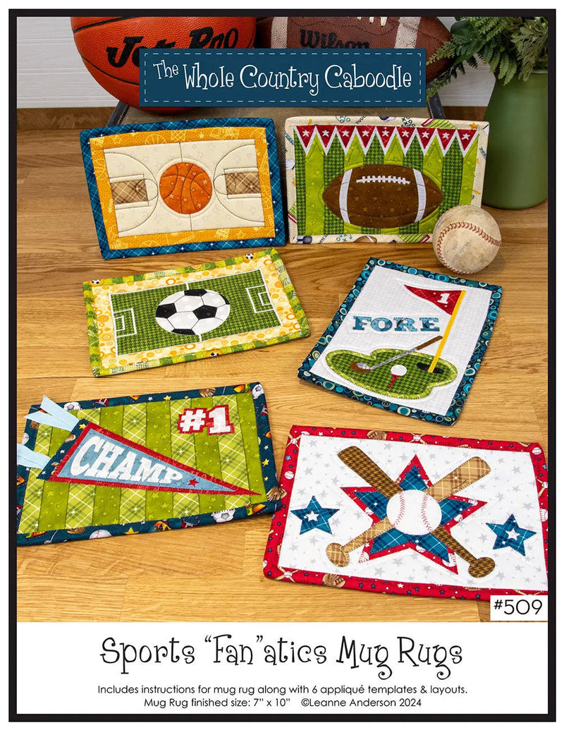 Sports Fanatics Mug Rugs