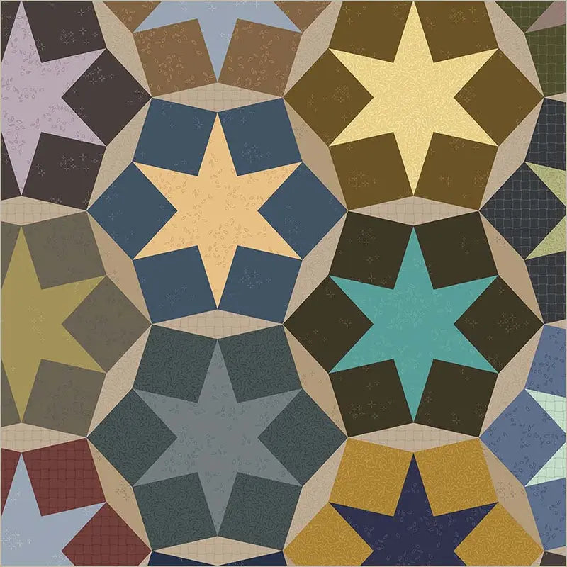 Stellar Dusk Cotton Wideback Fabric per yard