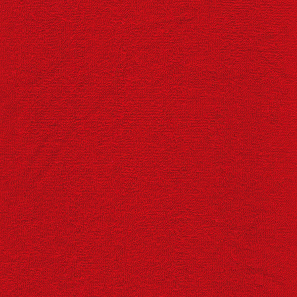 Red Terry Cloth Fabric - Reorderable