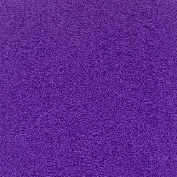 Purple Terry Cloth Fabric - Reorderable