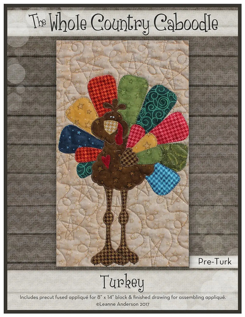 Turkey Precut Fused Applique Pack