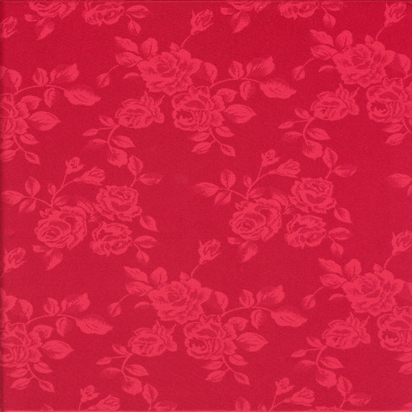 15 YD Bolt-Red Jacquard Fabric