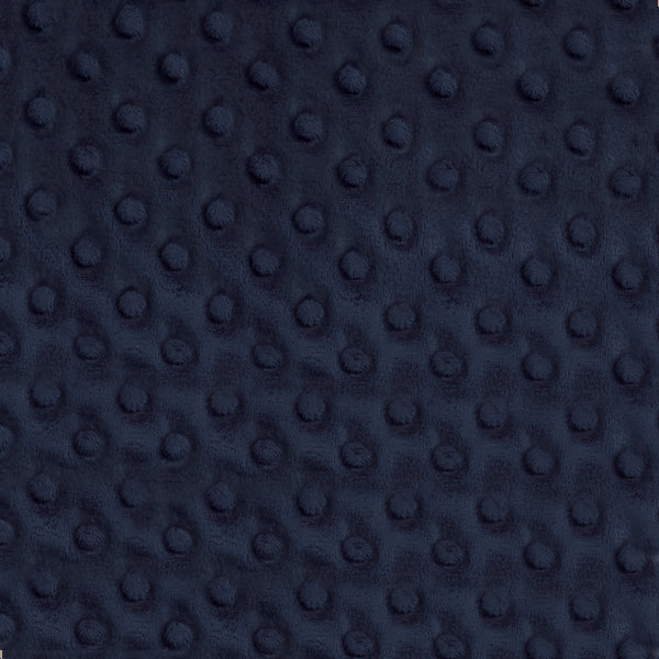 3 YD PC-Navy Minky Dot Fabric