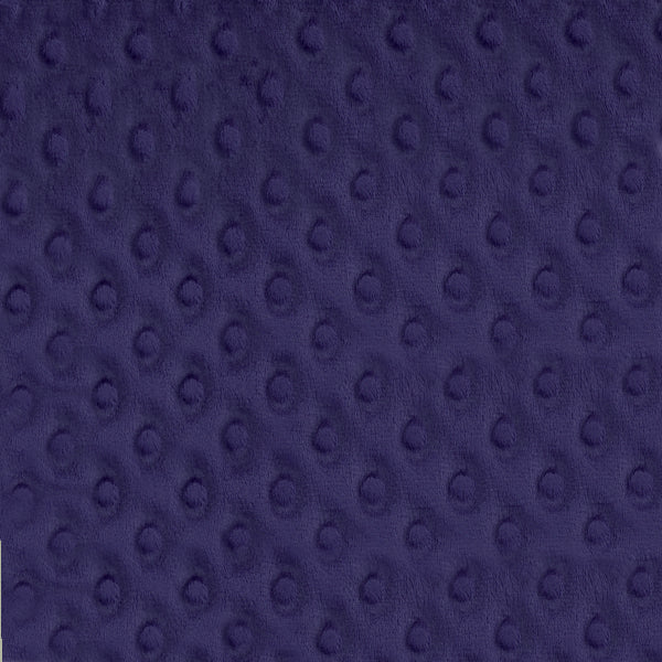 12 YD Bolt-Purple Minky Dot Fabric