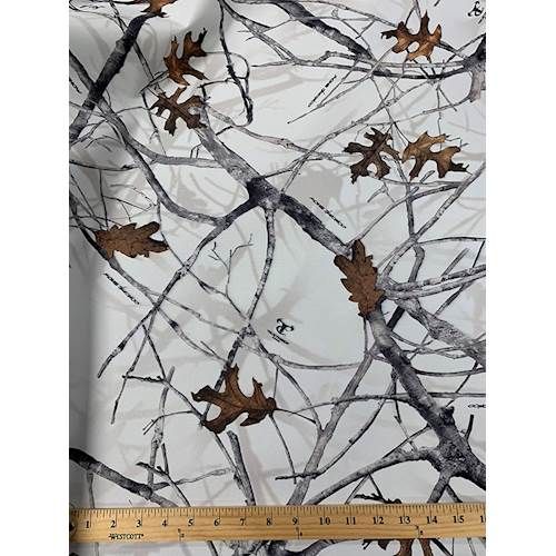 12 YD Bolt-True Timber Snowfall Rhino Canvas Fabric