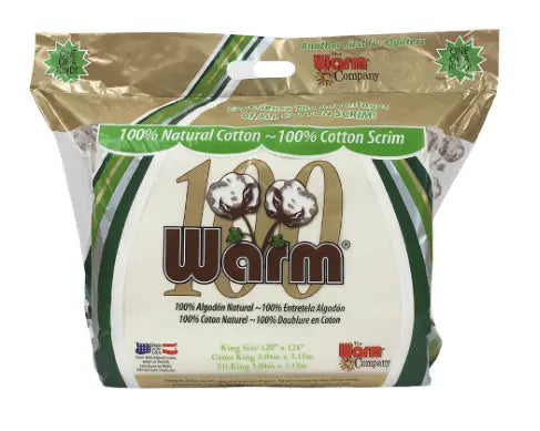 Warm 100 Ultra Clean Natural Cotton + 100% Cotton Scrim - Full Case