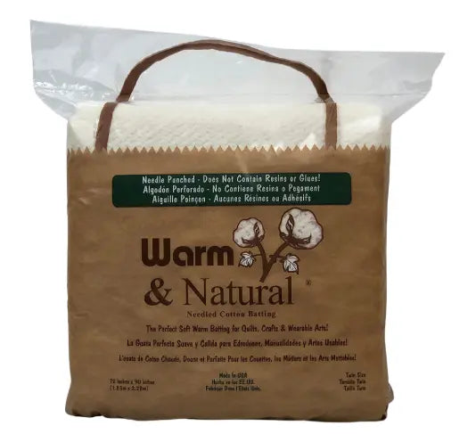 Warm & Natural Needled Cotton Batting - Full Case