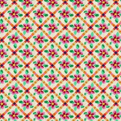 Urban Charm Cream Cotton 44"/45" Fabric Per Yard