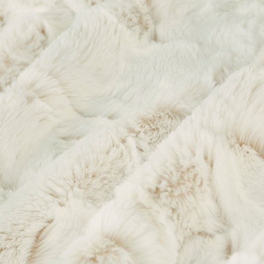 Luxe Cuddle Frosted Hide Camel 58"/60" Fabric per yard